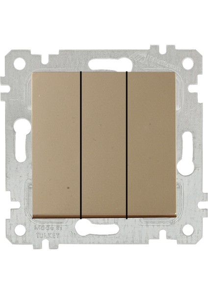 Rita Serisi Antik Altın Üçlü Anahtar Çerçevesiz