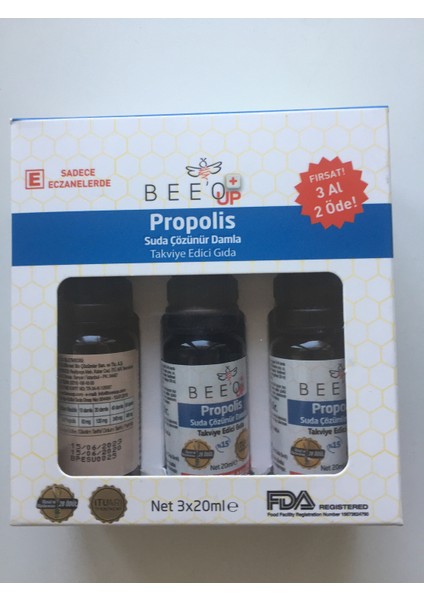Beeo Up Propolis Damla 3 Al 2 Öde %15