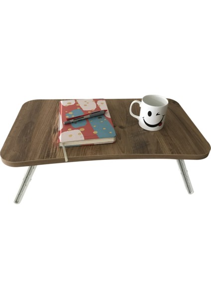 Laptop Sehpa Çalışma Kahvaltı Masası Ceviz modelleri