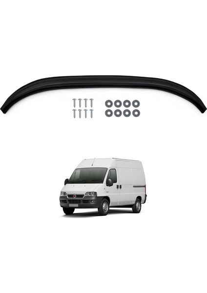 Fiat Ducato Ön Tampon Lip Eki Karlık Akrilik (ABS) Parlak Siyah 1994-2006