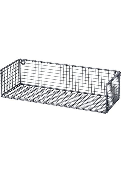 Metal 2'li Rustik Duvar Rafı