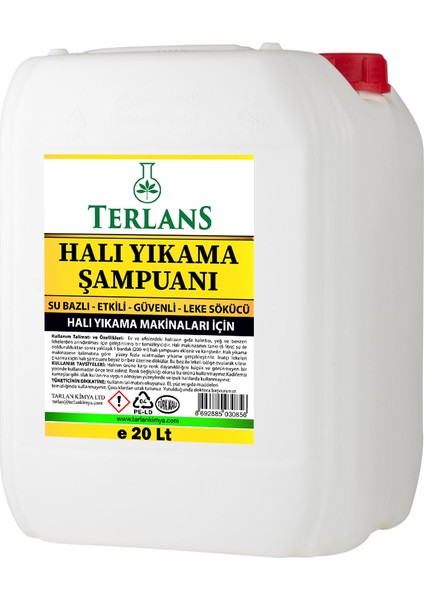 Terlans Halı Yıkama Şampuanı 20 lt