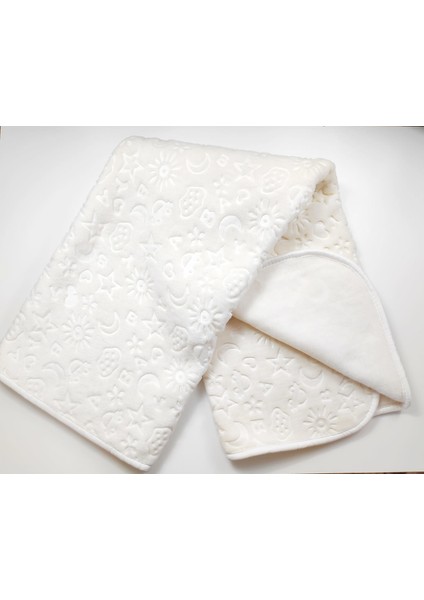 Krem Kabartmalı Peluş Bebek Battaniye fiyatları