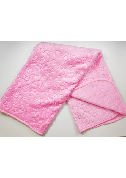 Pembe Kabartmalı Peluş Bebek Battaniye fiyatları