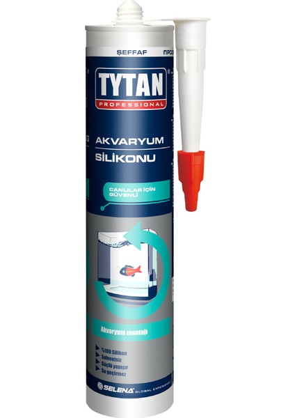 Professional Şeffaf Renk Akvaryum Silikonu 280 ml