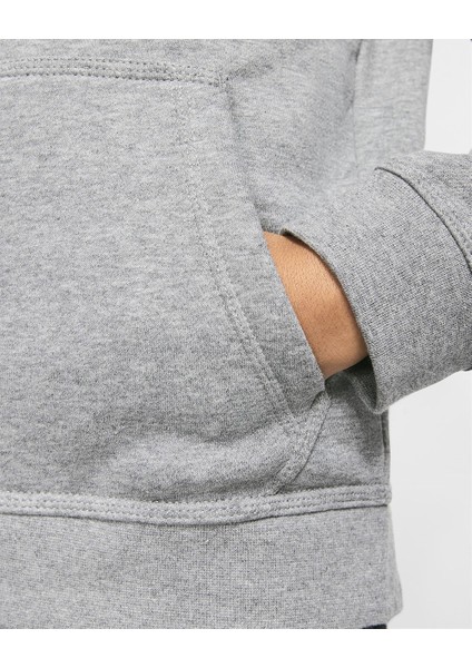 BV3699-091 B Nsw Hoodie Fz Club Erkek Çoçuk Kapüşonlu Üst Sweatshirt indirimleri
