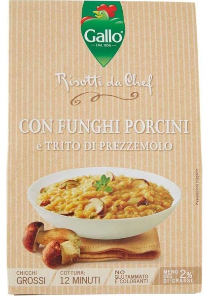 Porçini Mantarlı Risotto 175 gr