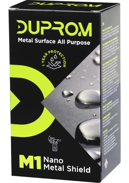 M1 Nano Metal Koruyucu Su İtici Sprey - Tüm Metal Yüzeyler - 1 Yıl Koruma 50 ml