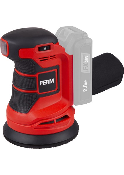 Fx-Power ESM1012 - 20V Akülü Eksantrik Zımpara 125 mm (Aküsüz)