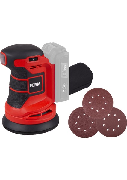 Fx-Power ESM1012 - 20V Akülü Eksantrik Zımpara 125 mm (Aküsüz)