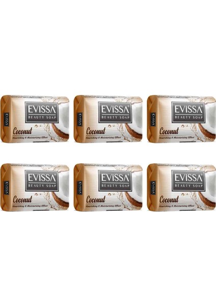 Hindistan Cevizi Güzellik Sabunu 100GR x 6