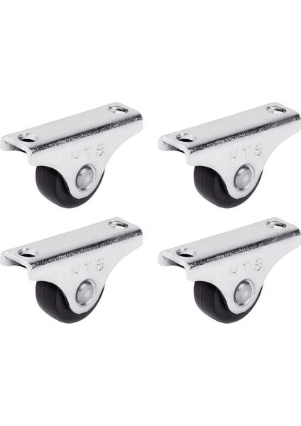 20MM Plastik Dar Sabit Tekerlek (4-Lü)