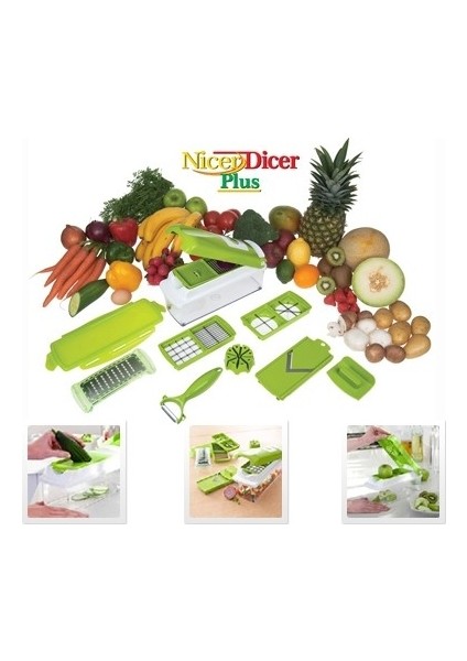 Nicer Dicer Çok Amaçlı Doğrayıcı Nicer Dicer Plus