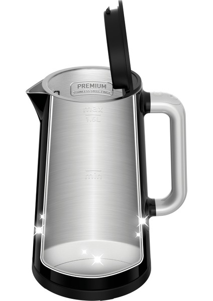 KO8518 Dijital Ekranlı Kettle Su Isıtıcısı 1,7 Litre - 7211003827