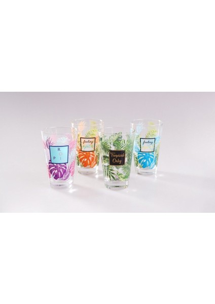 Tropıc 4'lü Meşrubat Bardağı 395 ml