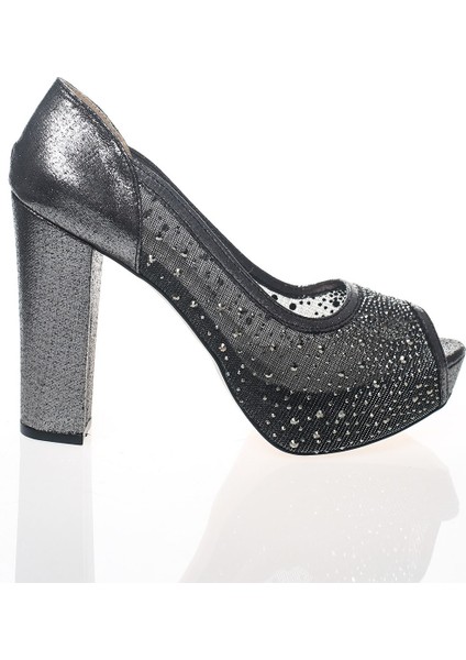 Platin Sindirella Kadın Abiye Ayakkabı CNR2003SND fiyatları