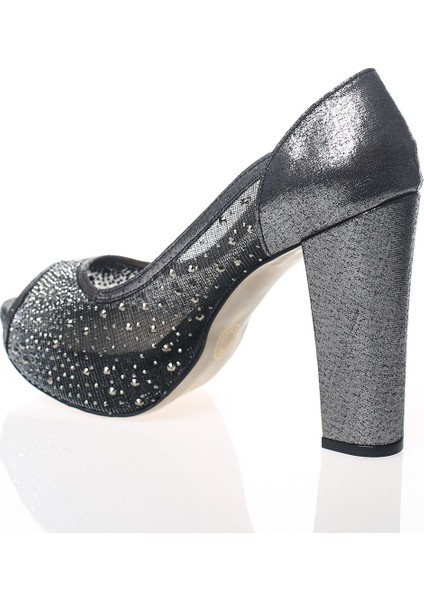 Platin Sindirella Kadın Abiye Ayakkabı CNR2003SND fırsatları