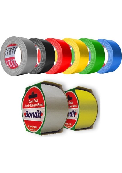 Genel Amaçlı Örgü Tamir Bandı Kırmızı 48mm x 10mt