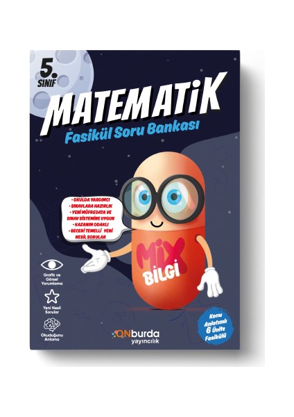 Onburda Yayıncılık 5. Sınıf Yeni Nesil Fasikül Matematik Soru Bankası