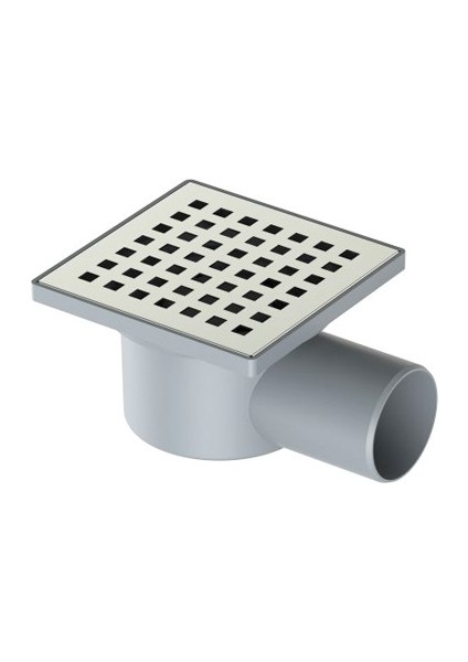 Yandan Çıkışlı Yer Sifonu 10X10 Q50