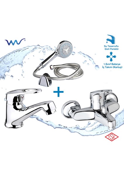 Banyo Batarya Seti 3 Lü
