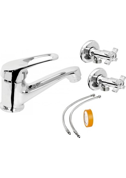 Lavabo Bataryası Takım Flex 2'li Taharet Teflon Bant