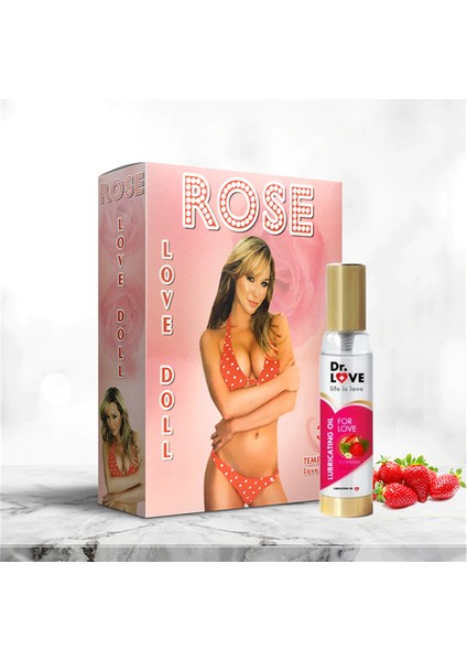 Rose Şişme Bebek + Spicyx Kayganlaştırıcı Jel