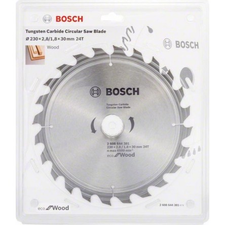 Bosch Daire Testere Optiline Eco 230X30 24 Diş 2608644381