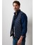 Slim Fit Dik Yaka Kapitone Şişme Yelek Erkek Yelek 5852004 2