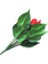 Islak Antoryum Kırmızı Yapay Çiçek Etli 1.kalite 3 Kafalı Anthurium 5