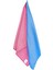 2'li Mikrofiber Cam Silme Bezi 40x40 235GR/M2 - Pembe/mavi 3