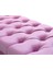 Genç Odası Kapitoneli Sofia Bench Puf (beyaz-pembe (3010)) 3