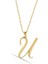 U Harfi 14 Ayar Altın Kolye 1