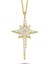 Kutup Yıldızı Altın Kolye 14K Zirconia 2 cm 1