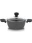 Wesen Derin Tencere 28 cm 2 Parça Gri 1