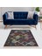 Renkli Geometrik Desenli Dijital Baskı Yıkanabilir Kaymaz Taban Etnik Kilim Desen Salon Halı 1