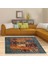 Kırkyama Patchwork Kilim Desenli Etnik Dijital Baskı Yıkanabilir Modern Salon Halı ve Yolluk 1
