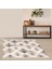 Geometrik Çizgi Desenli Dijital Baskı Yıkanabilir Kaymaz Taban Etnik Kilim Desen Salon Halı 1