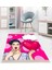 Sürpriz Tema Kalp Desenli Dijital Baskı Yıkanabilir Kaymaz Taban Modern Salon Halısı ve Yolluk 1