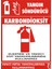 Yangın Söndürücüsü Karbondioksit Elektrik ve Yanıcı Sıvı Yangınlarında Kullanınız Galvaniz Uyarı Levhası 17,5 x 25 cm 1