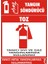 Yangın Söndürücüsü Toz Yanıcı Sıvı ve Gaz Yangınlarında Kullanınız 2.6 mm PVC Uyarı Levhası 17,5 x 25 cm 1