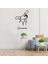 El Yazısı Considensate Kadın Duvar Yazısı Sticker 60x40cm - Siyah 1