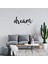 El Yazısı ile Yazılmış Dream Yazısı Sticker 60x33 cm - Siyah 1