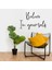 Belive In Yourself Duvar El Yazısı Sticker 60x39cm - Siyah 1