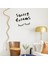 El Yazısı ile Yazılmış Sweet Dreams Yazısı Sticker 60x35cm - Siyah 2