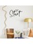 El Yazısı ile Yazılmış Just Start Yazısı Sticker 60x33cm - Siyah 2