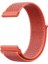 Oppo Watch 41mm Kordon Kumaş CırtCırt Kordon Turuncu 1
