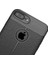 Apple iPhone 7 Plus Kılıf Deri Görünümlü Renk Atmayan Dayanaklı Silikon Kapak (Niss) 3