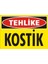 Tehlike Kostik 2.6 mm PVC Uyarı Levhası 25 x 35 cm 1