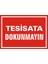Tesisata Dokunmayın (Kendinden Yapışkanlı Etiket) 17,5 x 25 cm 1